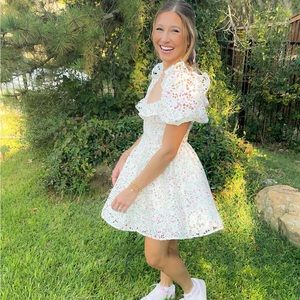 For Love and Lemons Magnolia Mini Dress